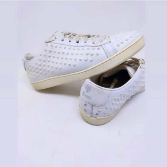 Gucci Brooklyn Leather Spike Sneakers 39 - Picture 2 of 10